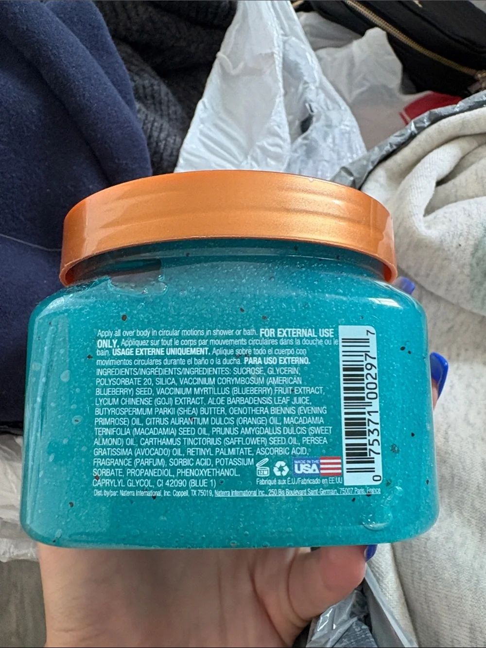 Sugared Fantasy tree hut Sugar Scrub - Turquoise
